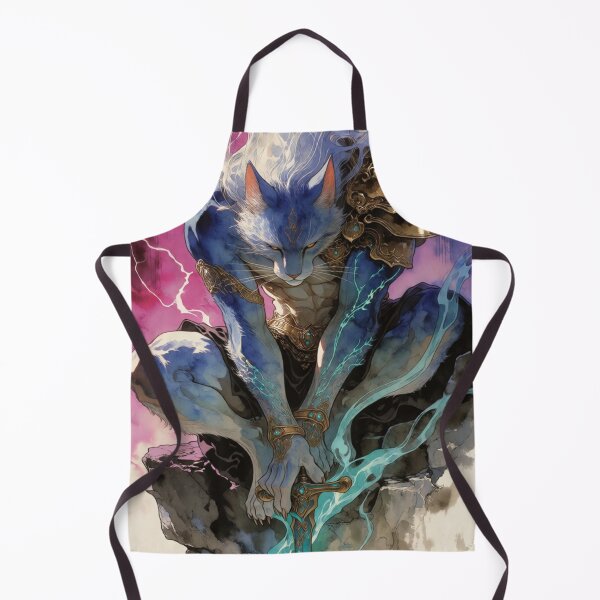 Item preview, Blue Beast Unleashed in Flame and Might (V10) designed and sold by SabaMirzique.