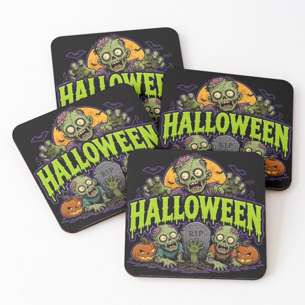 Item preview, Halloween zombie undead graveyard design designed and sold by LoneTide.