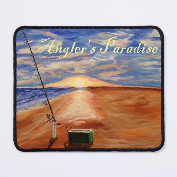 Item preview, Angler's Paradise designed and sold by SquaresArt.