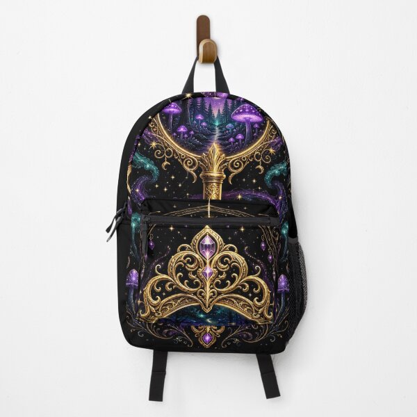Item preview, Golden Key of the Star Forest Portal – Celestial Magic Art designed and sold by CosmicFlora Studio.