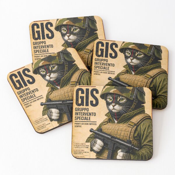 Item preview, Carteles de gatos de las fuerzas especiales - Arma dei Carabinieri GIS (I) designed and sold by OPERATOR-7794.