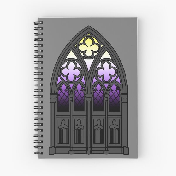 Item preview, Gothic Arch - Nonbinary - Grey designed and sold by NightmareWorks.