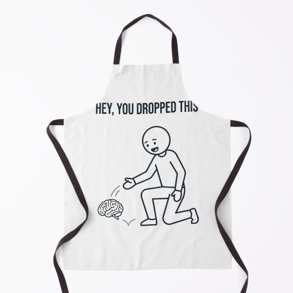 Item preview, Hey You Dropped This Brain Funny Sarcastic Meme Illustration designed and sold by jhgjykuo.