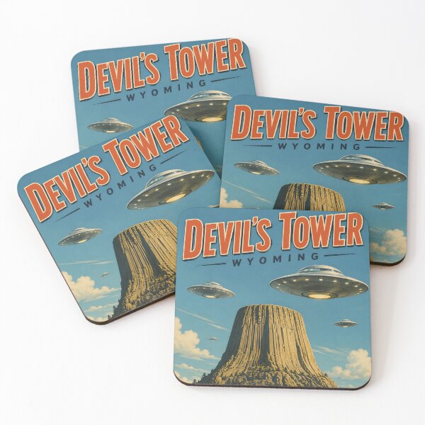 Item preview, Devil's Tower UFO Landing Area designed and sold by Moviebuff91.