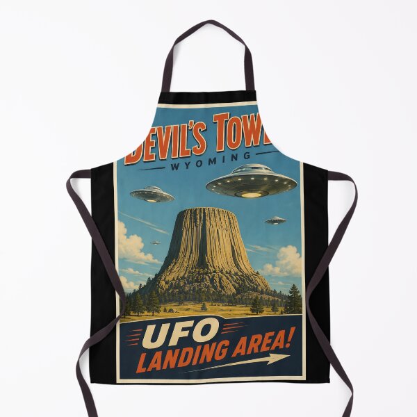 Item preview, Devil's Tower UFO Landing Area designed and sold by Moviebuff91.
