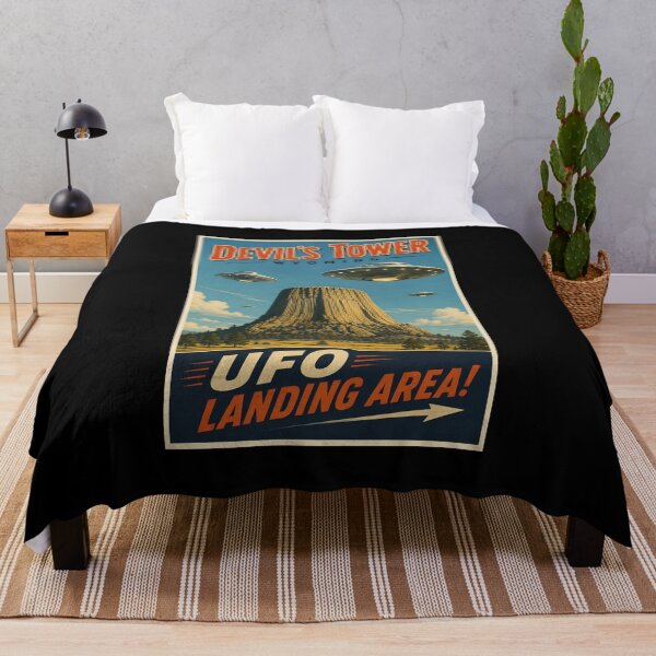 Item preview, Devil's Tower UFO Landing Area designed and sold by Moviebuff91.