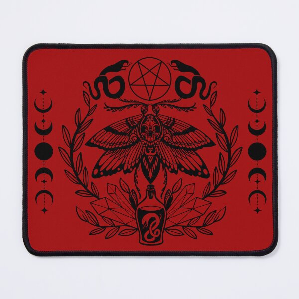 Item preview, Blood Red Skull Moth during Lunar Eclipes designed and sold by CursedButCute1.