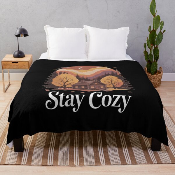 Item preview,  Stay Cozy Autumn Landscape designed and sold by InspiredCreatives.