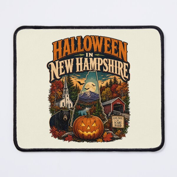 Item preview, Halloween in New Hampshire - Live free or scare hard designed and sold by ParadoxParadox.
