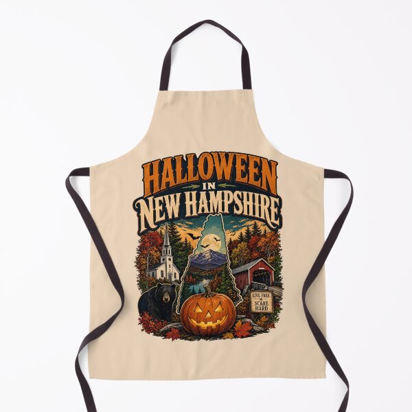 Item preview, Halloween in New Hampshire - Live free or scare hard designed and sold by ParadoxParadox.
