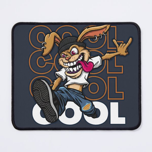 Item preview, Edgy Cool Rabbit - Punk Rock Skater Bunny designed and sold by Z3al-Store.