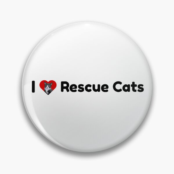 Item preview, I Love Rescue Cats--Tux (apparel/accessories) designed and sold by Dewbaloot.