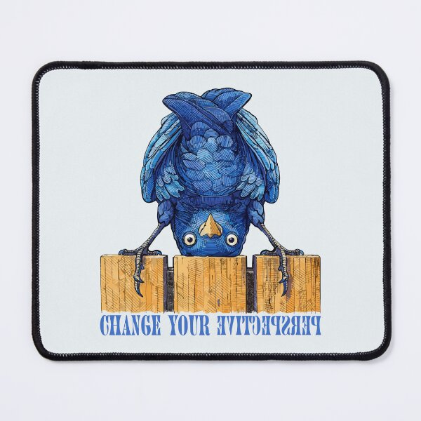 Item preview, Change Your Perspective – Upside Down Blue Bird designed and sold by zoliartdesign.