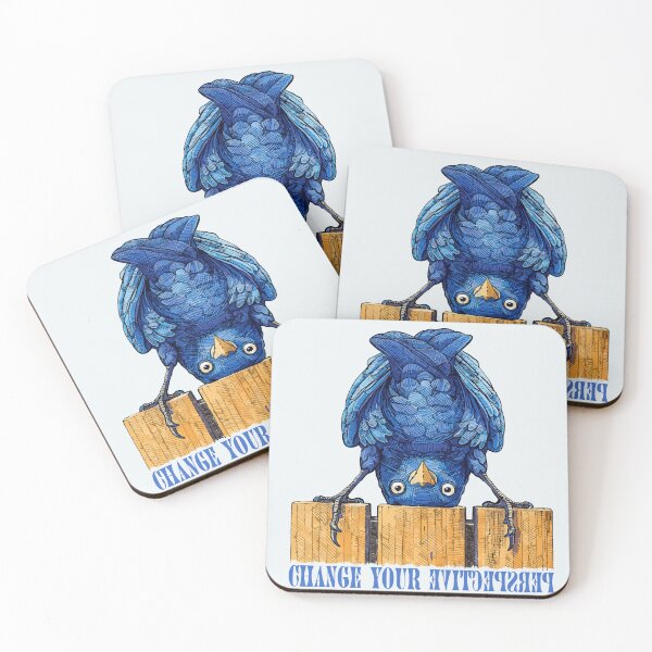 Item preview, Change Your Perspective – Upside Down Blue Bird designed and sold by zoliartdesign.
