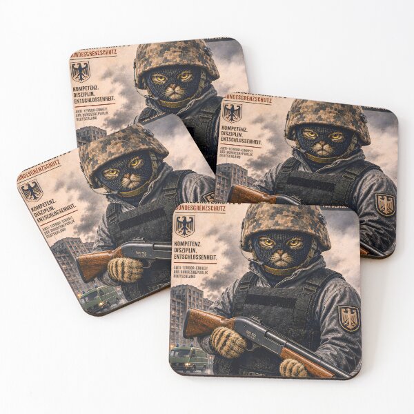 Item preview, Special Forces Cat Posters - Bundesgrenzschutz GSG 9 (D) designed and sold by OPERATOR-7794.