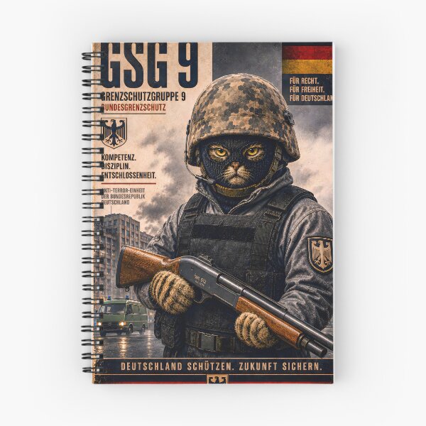 Item preview, Special Forces Cat Posters - Bundesgrenzschutz GSG 9 (D) designed and sold by OPERATOR-7794.