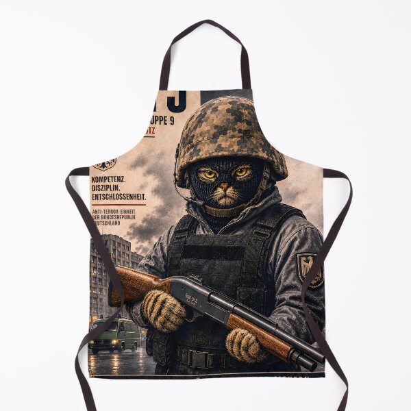 Item preview, Special Forces Cat Posters - Bundesgrenzschutz GSG 9 (D) designed and sold by OPERATOR-7794.