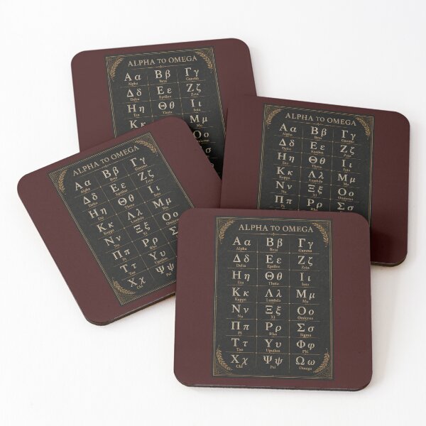 Item preview, Black Gold Greek Alphabet Academic Library Chart designed and sold by sadedream.