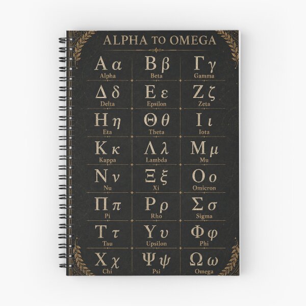 Item preview, Black Gold Greek Alphabet Academic Library Chart designed and sold by sadedream.