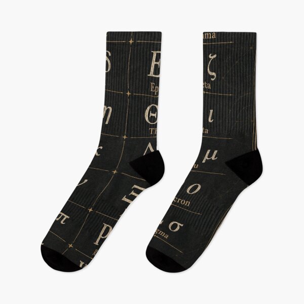 Item preview, Black Gold Greek Alphabet Academic Library Chart designed and sold by sadedream.