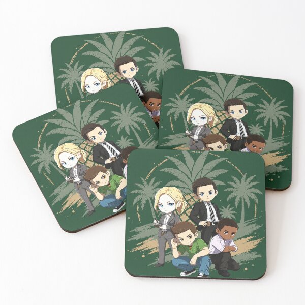 Item preview, Chibi Psych Team w/ Pineapple designed and sold by Crafty Ninja Shop.