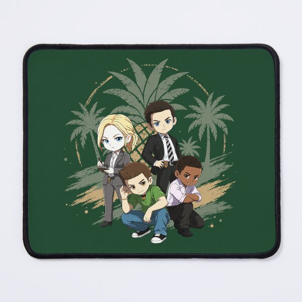 Item preview, Chibi Psych Team w/ Pineapple designed and sold by Crafty Ninja Shop.