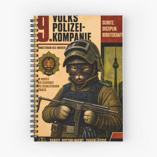 Item preview, Special Forces Cat Posters - 9. Volkspolizei-Kompanie (DDR) designed and sold by OPERATOR-7794.
