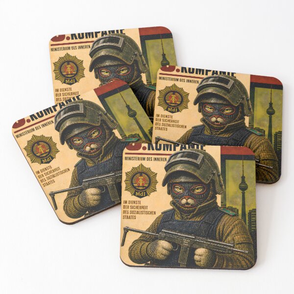 Item preview, Special Forces Cat Posters - 9. Volkspolizei-Kompanie (DDR) designed and sold by OPERATOR-7794.