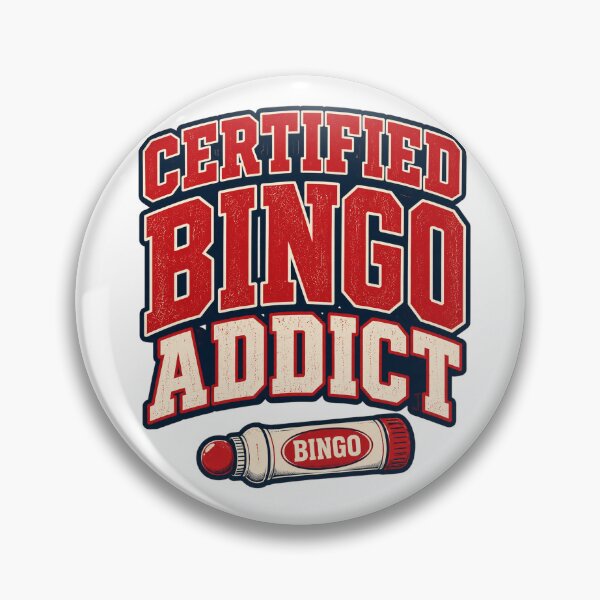 Item preview, Certified Bingo Addict Vintage Bingo Dauber Design designed and sold by EastEndTownie.