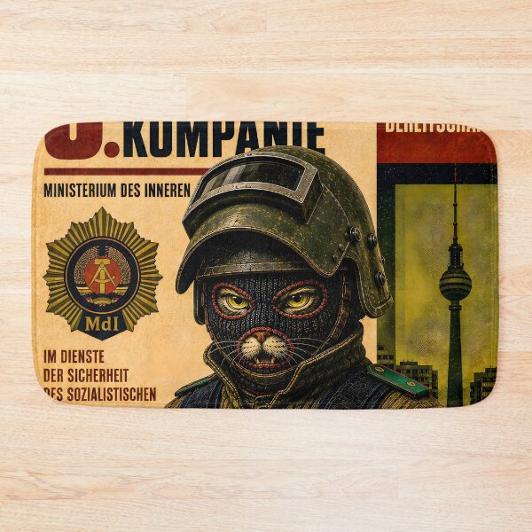 Item preview, Special Forces Cat Posters - 9. Volkspolizei-Kompanie (DDR) designed and sold by OPERATOR-7794.