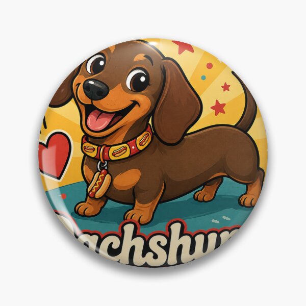 Item preview, Dachshund Sticker designed and sold by RedRubyBubble.