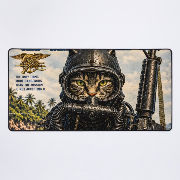 Item preview, Special Forces Cat Posters - US Navy SEALs (USA) designed and sold by OPERATOR-7794.
