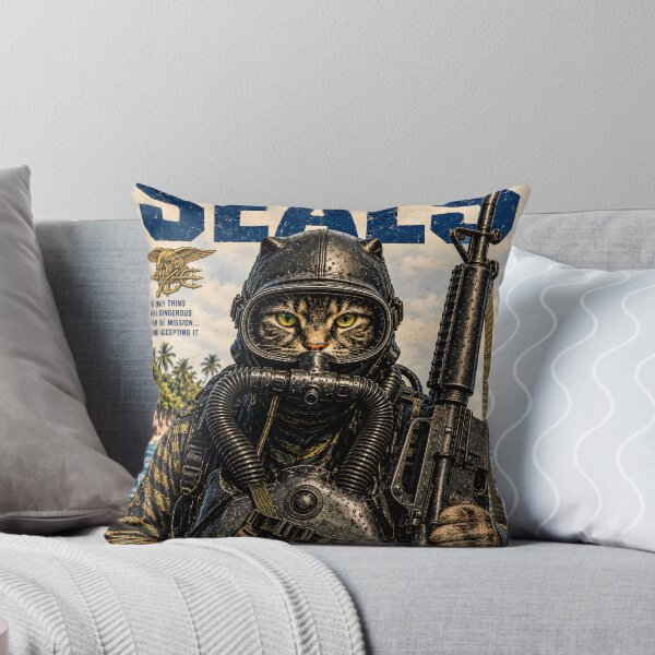 Item preview, Special Forces Cat Posters - US Navy SEALs (USA) designed and sold by OPERATOR-7794.