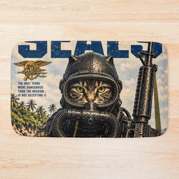Item preview, Special Forces Cat Posters - US Navy SEALs (USA) designed and sold by OPERATOR-7794.