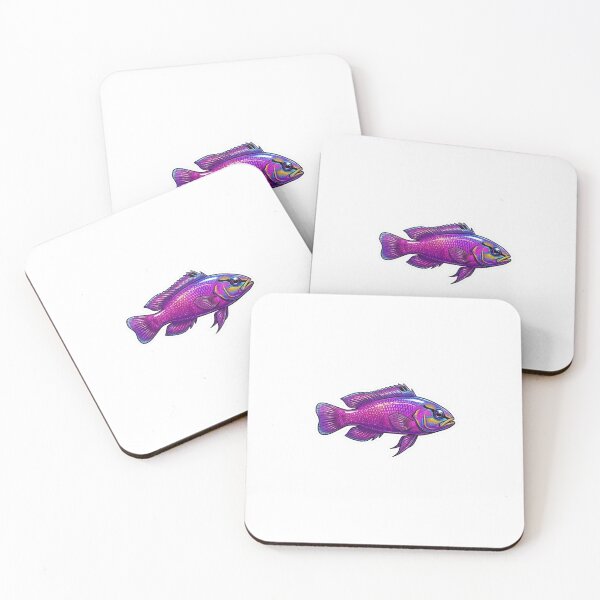 Item preview, Purple Dottyback Colorful Saltwater Reef Fish Art designed and sold by KenworksDigital.