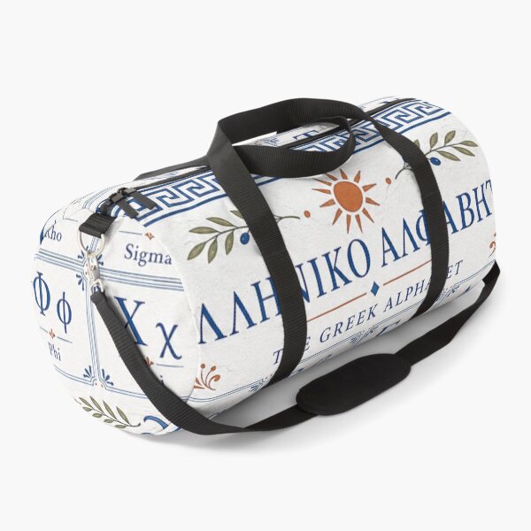 Item preview, Mediterranean Blue Greek Alphabet Hellenic Chart designed and sold by sadedream.