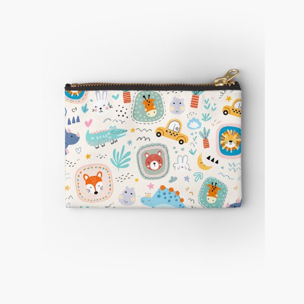 Item preview, Cute Animal Pattern for Kids Dinosaur, Lion & Fox Back-to-School Design designed and sold by Bloomie_Studio .