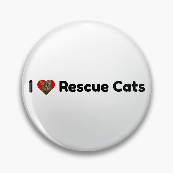 Item preview, I Love Rescue Cats--Tabby (apparel/accessories) designed and sold by Dewbaloot.