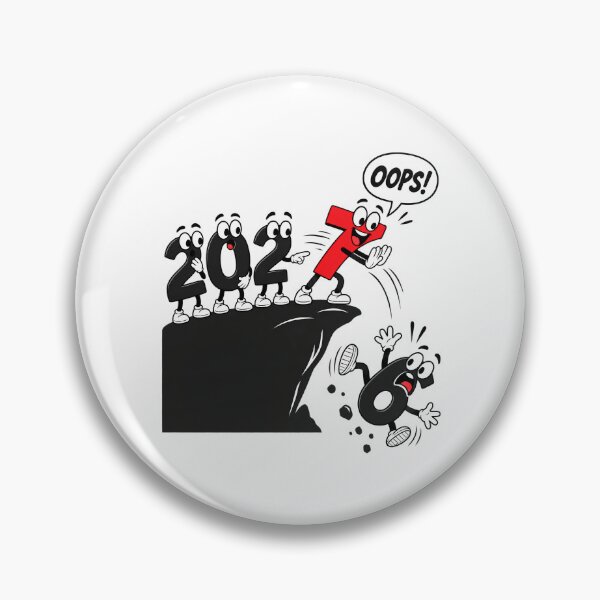 Item preview, Funny New Year 2027 Oops – Goodbye 2026 Retro Vintage Design designed and sold by CalmDownZone ⭐️⭐️⭐️⭐️⭐️.