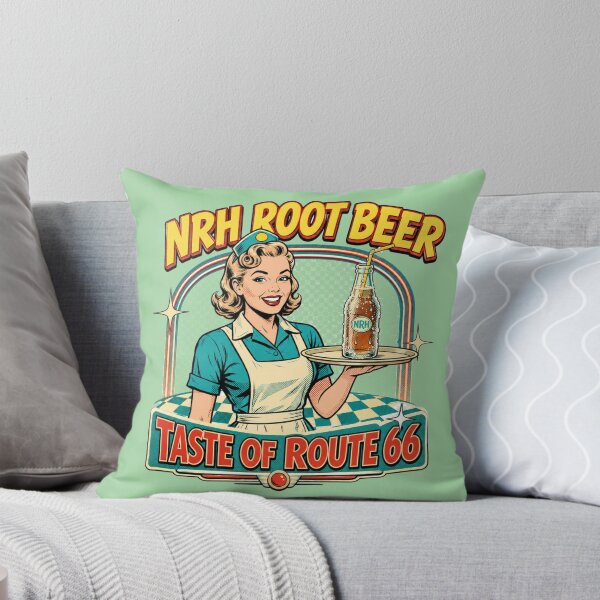 Item preview, NRH Root Beer Taste Route 66 Retro designed and sold by Normandy Road Heritage™ - Vintage Garage Art.