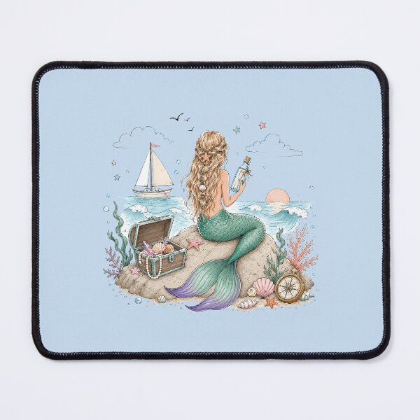 Item preview, Enchanted Mermaid by the Sea designed and sold by Snuggz_08.