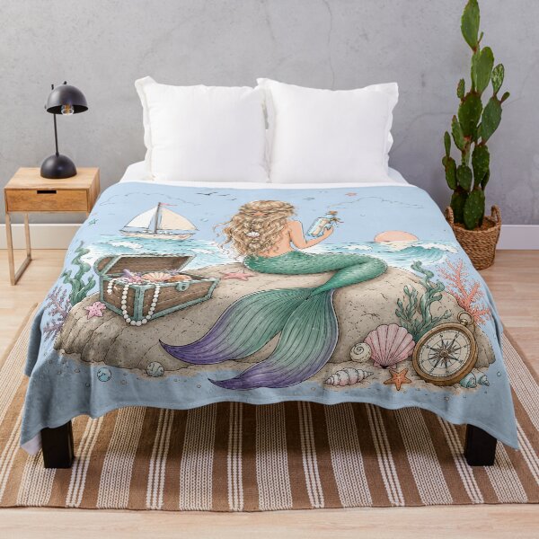 Item preview, Enchanted Mermaid by the Sea designed and sold by Snuggz_08.