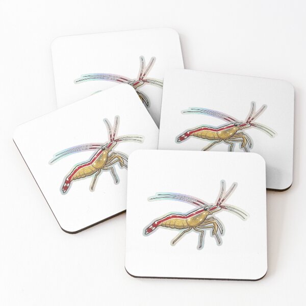 Item preview, Cleaner Shrimp Colorful Reef Aquarium Illustration designed and sold by KenworksDigital.