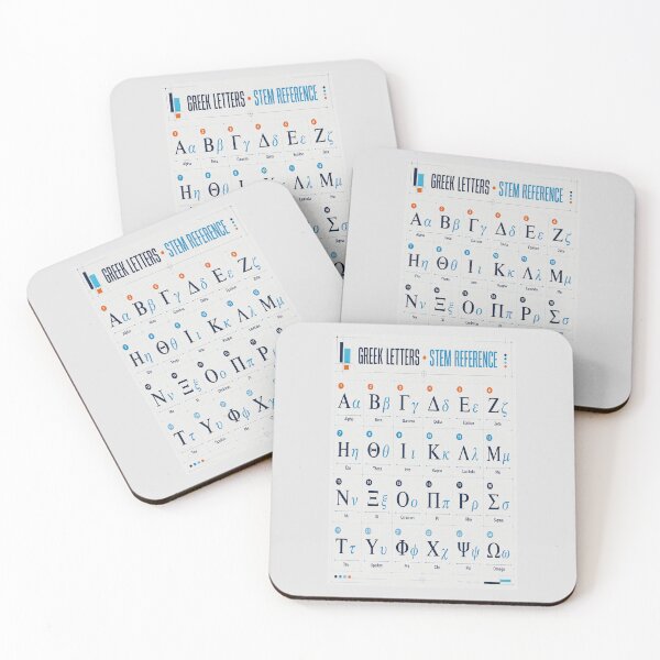 Item preview, Greek Alphabet Math Science STEM Reference Chart designed and sold by sadedream.