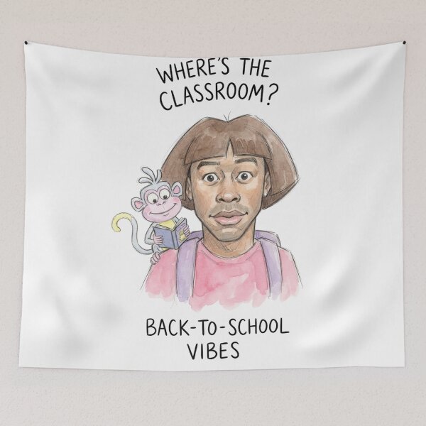 Item preview, Tyler The Creator Dora Back To School Funny Watercolor Illustration designed and sold by jhgjykuo.