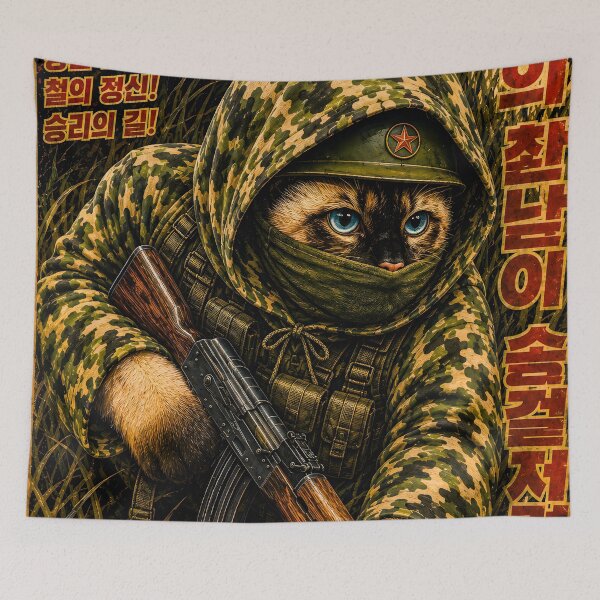 Item preview, Special Forces Cat Posters - Korean People's Army SOF (KP) designed and sold by OPERATOR-7794.