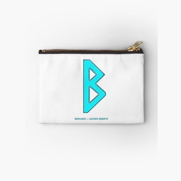 Artikelvorschau, Nordische Berkano-Rune, heiliges Symbol der Wiedergeburt, Neonleuchten entworfen und verkauft von CalmFrameArt.