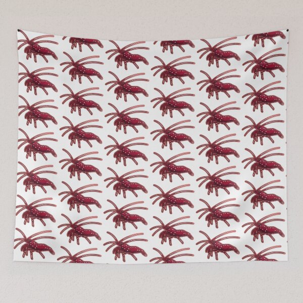 Item preview, Fire Shrimp Red Reef Aquarium Illustration designed and sold by KenworksDigital.