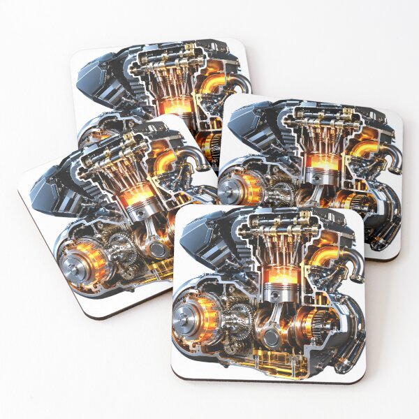 Item preview, Anatomía del motor de una supermoto designed and sold by AwesomeDigiShop.