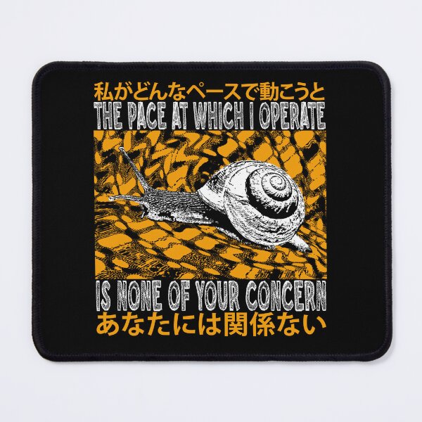 Item preview, None of Your Concern Snail designed and sold by VintageMedatsu.